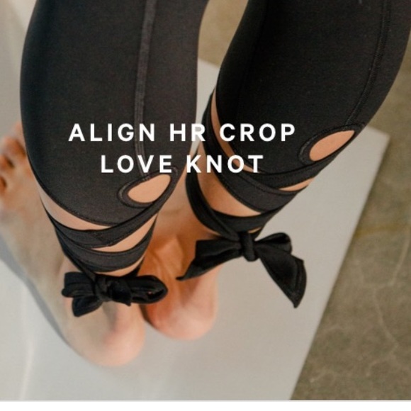 Nwt Lululemon Align Hr Crop 2 Love Knot 